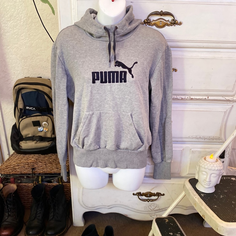 Grey Puma Hoodie